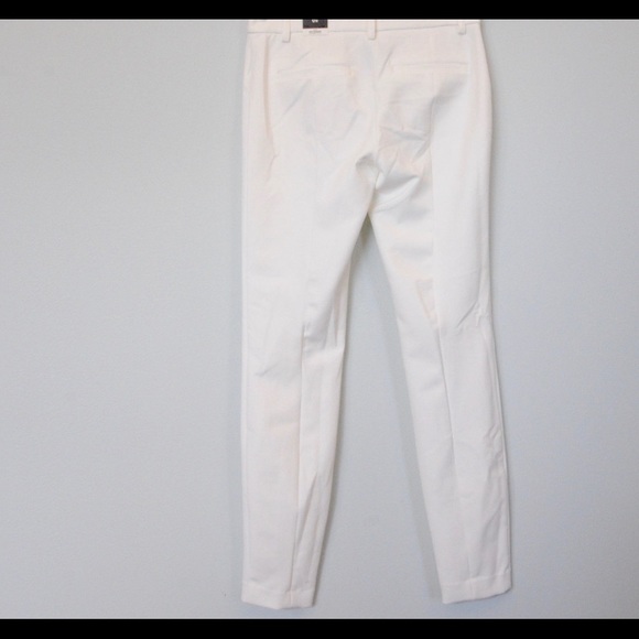 NWT white classy express mid rise stretch trousers - Picture 5 of 7